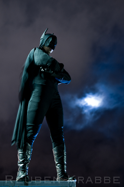 Our Batman costume used for a photo shoot.